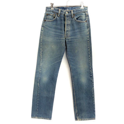 【現状渡し品】【メンズ/レディース】 LEVI’S リーバイス 80S 501 DENIM PANTS 653刻印 デニムパンツ スモールE Gパン ジーンズ ボトムス 古着 ヴィンテージ 157-260605-rs-05-fur サイズ：W29 L34 カラー：インディゴ 万代Net店