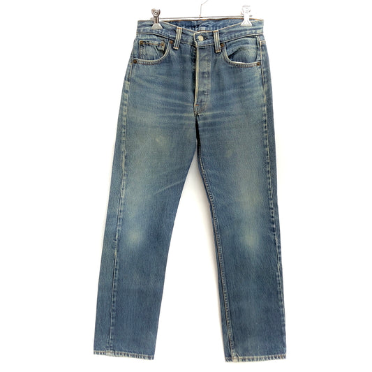 【現状渡し品】【メンズ/レディース】 LEVI’S リーバイス 80S 501 DENIM PANTS 653刻印 デニムパンツ スモールE Gパン ジーンズ ボトムス 古着 ヴィンテージ 157-260605-rs-05-fur サイズ：W29 L34 カラー：インディゴ 万代Net店