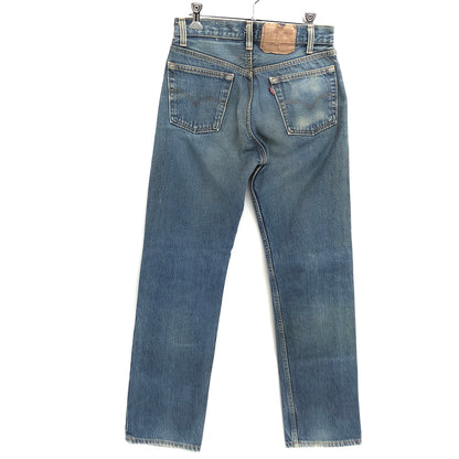 【現状渡し品】【メンズ/レディース】 LEVI’S リーバイス 80S 501 DENIM PANTS 653刻印 デニムパンツ スモールE Gパン ジーンズ ボトムス 古着 ヴィンテージ 157-260605-rs-05-fur サイズ：W29 L34 カラー：インディゴ 万代Net店