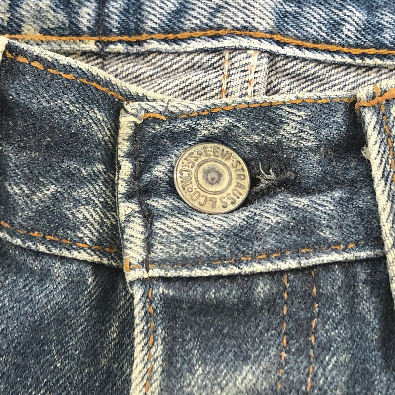 【現状渡し品】【メンズ/レディース】 LEVI’S リーバイス 80S 501 DENIM PANTS 653刻印 デニムパンツ スモールE Gパン ジーンズ ボトムス 古着 ヴィンテージ 157-260605-rs-05-fur サイズ：W29 L34 カラー：インディゴ 万代Net店