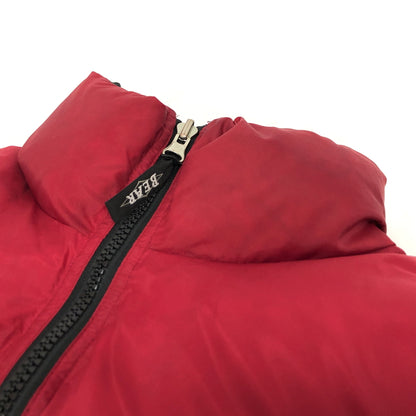 【現状渡し品】【メンズ】 BEAR ベアー REVERSIBLE DOWN JACKET リバーシブル ダウンジャケット USA製 アウター 古着 ヴィンテージ 146-260821-rs-02-fur サイズ：L カラー：ブラック×レッド 万代Net店