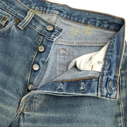 【現状渡し品】【メンズ/レディース】 LEVI’S リーバイス 80S 501 DENIM PANTS 653刻印 デニムパンツ スモールE Gパン ジーンズ ボトムス 古着 ヴィンテージ 157-260605-rs-05-fur サイズ：W29 L34 カラー：インディゴ 万代Net店