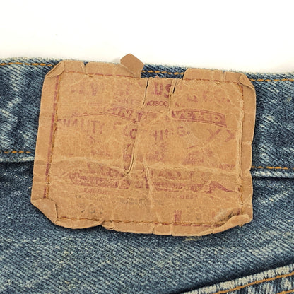 【現状渡し品】【メンズ/レディース】 LEVI’S リーバイス 80S 501 DENIM PANTS 653刻印 デニムパンツ スモールE Gパン ジーンズ ボトムス 古着 ヴィンテージ 157-260605-rs-05-fur サイズ：W29 L34 カラー：インディゴ 万代Net店