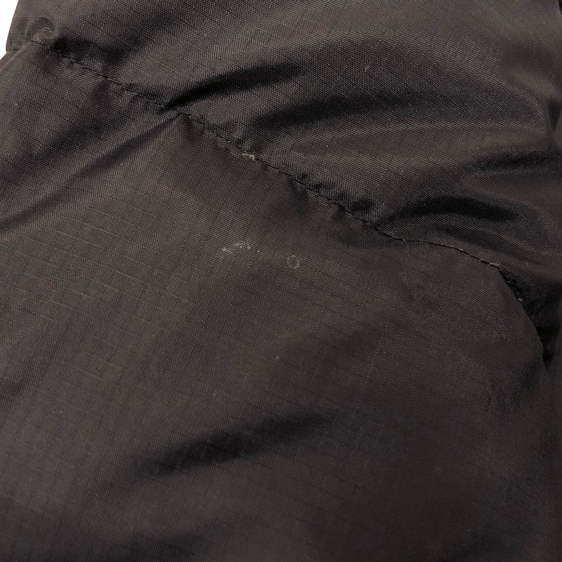 【現状渡し品】【メンズ】 BEAR ベアー REVERSIBLE DOWN JACKET リバーシブル ダウンジャケット USA製 アウター 古着 ヴィンテージ 146-260821-rs-02-fur サイズ：L カラー：ブラック×レッド 万代Net店