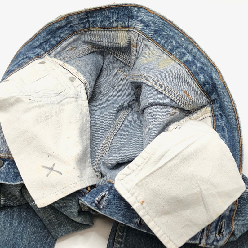 【現状渡し品】【メンズ/レディース】 LEVI’S リーバイス 80S 501 DENIM PANTS 653刻印 デニムパンツ スモールE Gパン ジーンズ ボトムス 古着 ヴィンテージ 157-260605-rs-05-fur サイズ：W29 L34 カラー：インディゴ 万代Net店