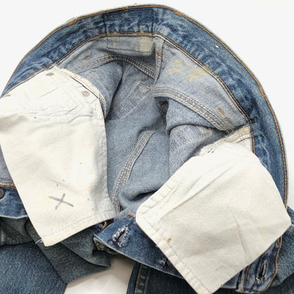 【現状渡し品】【メンズ/レディース】 LEVI’S リーバイス 80S 501 DENIM PANTS 653刻印 デニムパンツ スモールE Gパン ジーンズ ボトムス 古着 ヴィンテージ 157-260605-rs-05-fur サイズ：W29 L34 カラー：インディゴ 万代Net店