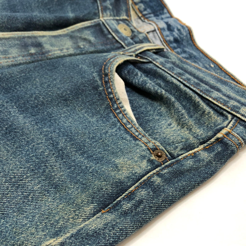 【現状渡し品】【メンズ/レディース】 LEVI’S リーバイス 80S 501 DENIM PANTS 653刻印 デニムパンツ スモールE Gパン ジーンズ ボトムス 古着 ヴィンテージ 157-260605-rs-05-fur サイズ：W29 L34 カラー：インディゴ 万代Net店