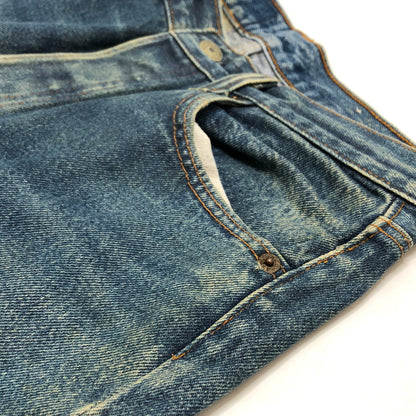 【現状渡し品】【メンズ/レディース】 LEVI’S リーバイス 80S 501 DENIM PANTS 653刻印 デニムパンツ スモールE Gパン ジーンズ ボトムス 古着 ヴィンテージ 157-260605-rs-05-fur サイズ：W29 L34 カラー：インディゴ 万代Net店