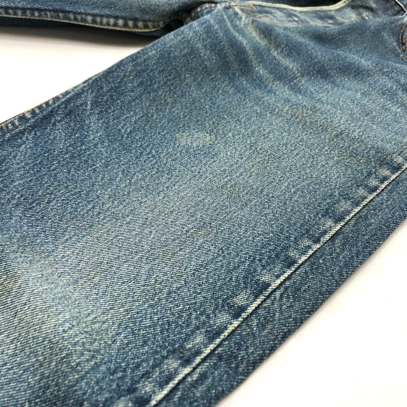 【現状渡し品】【メンズ/レディース】 LEVI’S リーバイス 80S 501 DENIM PANTS 653刻印 デニムパンツ スモールE Gパン ジーンズ ボトムス 古着 ヴィンテージ 157-260605-rs-05-fur サイズ：W29 L34 カラー：インディゴ 万代Net店