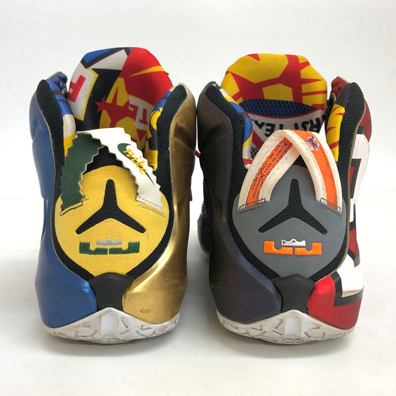 【中古品】【メンズ】 NIKE ナイキ LEBRON 12 SE "WHAT THE" 802193-909 レブロン シーズナル エディション ワットザ スニーカー シューズ 靴 160-250225-rs-03-fur サイズ：27.5cm US 9.5 カラー：マルチカラー 万代Net店