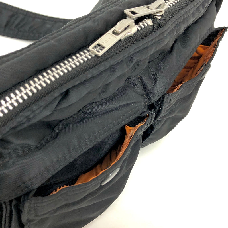 【中古品】【メンズ】 PORTER ポーター TANKER SHOULDER BAG タンカー ショルダーバッグ 鞄 吉田カバン 188-260821-rs-03-fur カラー：ブラック 万代Net店