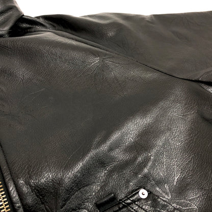 【現状渡し品】【メンズ】 HUF ハフ PLANTLIFE JACKET プラントライフ柄 レザージャケット アウター 142-260821-rs-04-fur サイズ：M カラー：ブラック 万代Net店