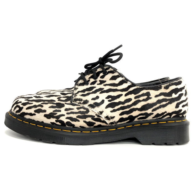 【現状渡し品】【メンズ】 Dr.Martens ドクターマーチン × WACKO MARIA 1461 3ホール レオパードシューズ 靴 164-251223-rs-04-fur サイズ：UK8 (日本サイズ27.0cm相当) カラー：ホワイト/ブラック 万代Net店