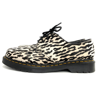 【現状渡し品】【メンズ】 Dr.Martens ドクターマーチン × WACKO MARIA 1461 3ホール レオパードシューズ 靴 164-251223-rs-04-fur サイズ：UK8 (日本サイズ27.0cm相当) カラー：ホワイト/ブラック 万代Net店