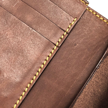 【中古品】【メンズ/レディース】 SAAD サード LEATHER WALLET レザーウォレット 二つ折り財布 インディアン コンチョ 革 200-250225-rs-04-fur カラー：ブラウン系 万代Net店