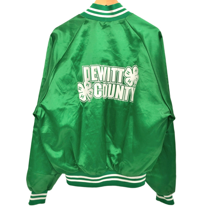 【中古品】【メンズ】 AUBURN SPORTSWEAR STADIUM JACKET スタジアムジャケット スタジャン USA製 アウター 古着 ヴィンテージ 146-260821-rs-05-fur サイズ：XL カラー：グリーン 万代Net店