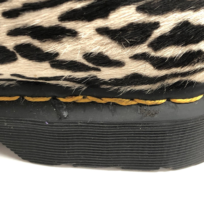 【現状渡し品】【メンズ】 Dr.Martens ドクターマーチン × WACKO MARIA 1461 3ホール レオパードシューズ 靴 164-251223-rs-04-fur サイズ：UK8 (日本サイズ27.0cm相当) カラー：ホワイト/ブラック 万代Net店