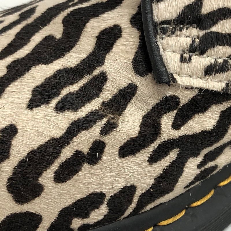 【現状渡し品】【メンズ】 Dr.Martens ドクターマーチン × WACKO MARIA 1461 3ホール レオパードシューズ 靴 164-251223-rs-04-fur サイズ：UK8 (日本サイズ27.0cm相当) カラー：ホワイト/ブラック 万代Net店