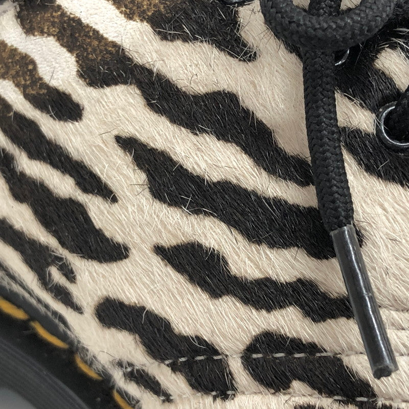 【現状渡し品】【メンズ】 Dr.Martens ドクターマーチン × WACKO MARIA 1461 3ホール レオパードシューズ 靴 164-251223-rs-04-fur サイズ：UK8 (日本サイズ27.0cm相当) カラー：ホワイト/ブラック 万代Net店