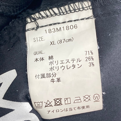 【中古品】【メンズ】 MORE CORE DIVISION 183M1806 ストレッチブラックベーシックパンツ 158-260304-WA-03-iwa サイズ：XL カラー：ブラック 万代Net店
