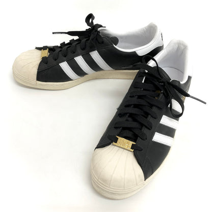【現状渡し品】【メンズ】 adidas アディダス × A BATHING APE SUPERSTAR 80S IF2385 スーパースター スニーカー シューズ 靴 161-251223-rs-05-fur サイズ：26.5cm US8.5 カラー：ブラック/ホワイト 万代Net店