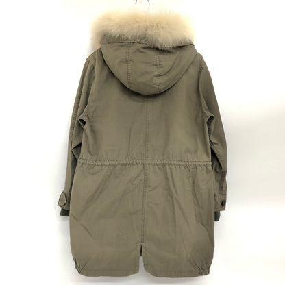 【現状渡し品】【レディース】 snidel スナイデル FISHTAIL PARKA SWFC154016 モッズコート フィッシュテール・パーカ ファー アウター 古着 169-260821-rs-06-fur サイズ：1 カラー：カーキ 万代Net店