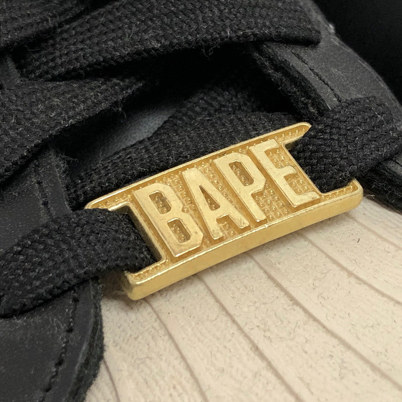 【現状渡し品】【メンズ】 adidas アディダス × A BATHING APE SUPERSTAR 80S IF2385 スーパースター スニーカー シューズ 靴 161-251223-rs-05-fur サイズ：26.5cm US8.5 カラー：ブラック/ホワイト 万代Net店