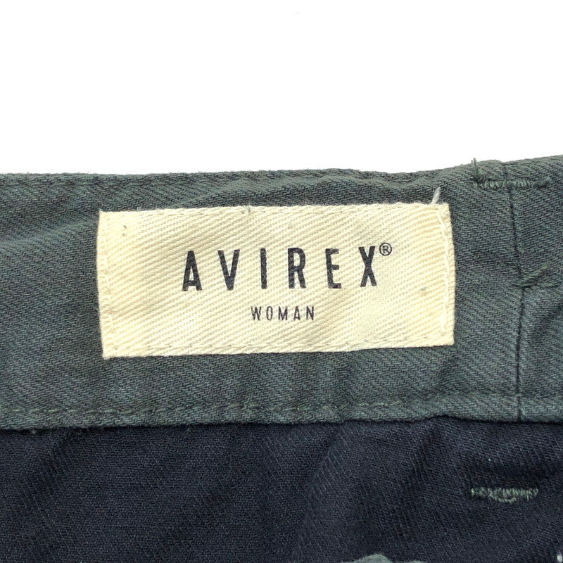 【中古品】【レディース】 AVIREX アヴィレックス MILITARY LAYERED LIKE SKIRT 783-4216601 ミリタリー レイヤードスカート ロングスカート 171-260311-rs-02-fur サイズ：S カラー：カーキ/ブラック 万代Net店