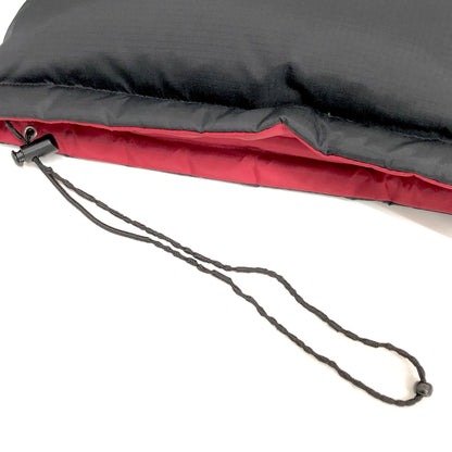 【現状渡し品】【メンズ】 BEAR ベアー REVERSIBLE DOWN JACKET リバーシブル ダウンジャケット USA製 アウター 古着 ヴィンテージ 146-260821-rs-02-fur サイズ：L カラー：ブラック×レッド 万代Net店