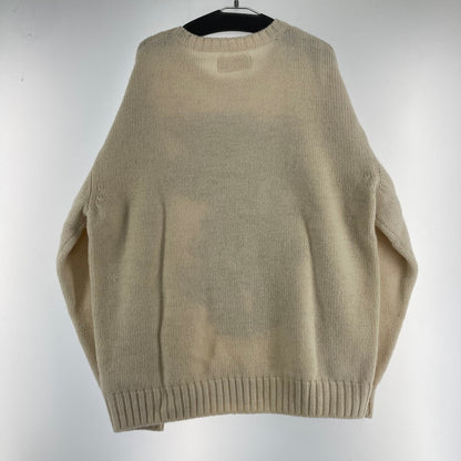 【中古品】【メンズ】 WACKO MARIA ワコマリア TIM LEMI クルーネックセーター INTARSIA CREW NECK SWEATER 142-250213-OR-03-iwa サイズ：L カラー：ホワイト系 万代Net店