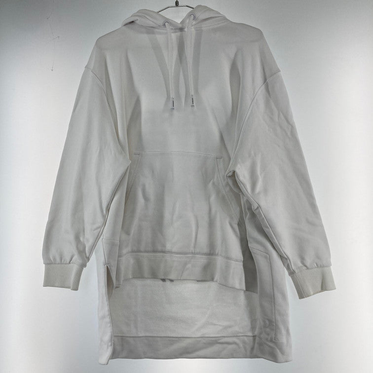 【中古品】【メンズ/レディース】 BURBERRY バーバリー オーバーサイズパーカー バックプリント 141-250213-OR-04-iwa サイズ：XS カラー：ホワイト系 万代Net店