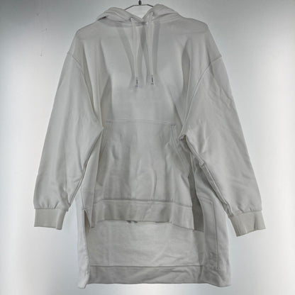 【中古品】【メンズ/レディース】 BURBERRY バーバリー オーバーサイズパーカー バックプリント 141-250213-OR-04-iwa サイズ：XS カラー：ホワイト系 万代Net店