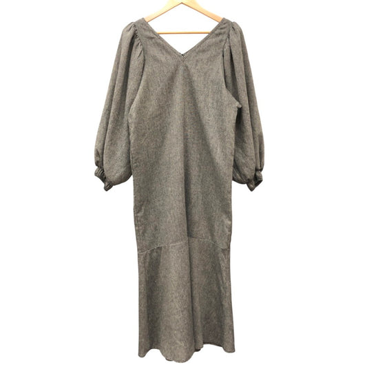 【中古品】【レディース】 WILLFULLY ウィルフリー tweed puff mermaid OP 2122-OP-15 ワンピース スカート 171-260311-rs-05-fur サイズ：F カラー：ブラウン系 万代Net店