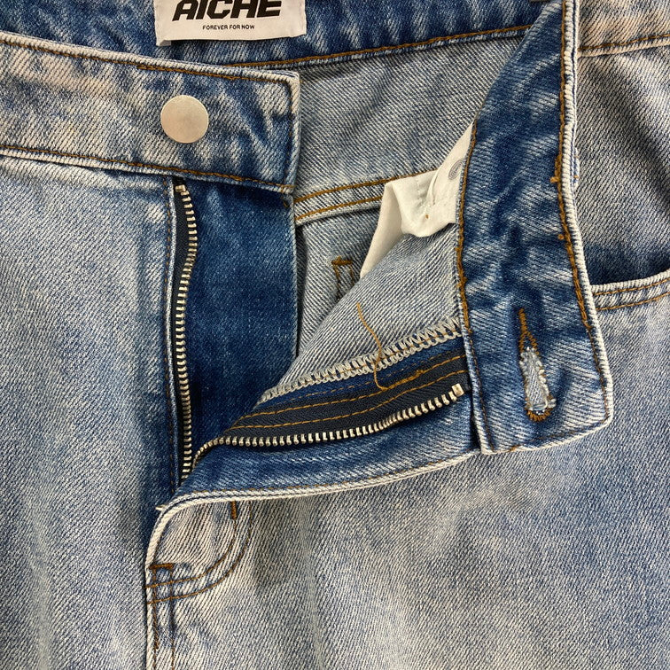 【中古品】【メンズ】 AICHE デニムパンツ 158-260304-WA-08-iwa サイズ：XL カラー：ライトブルー 万代Net店