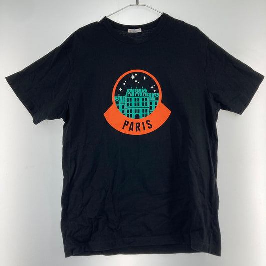 【中古品】【メンズ】 MONCLER モンクレール HOUSE OF GENIUS PARIS T-SHIRT Tシャツ 147-250213-OR-05-iwa カラー：ブラック系 万代Net店