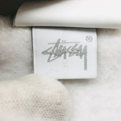 【中古品】【メンズ】 STUSSY ステューシー 1924649 ロゴプリントフーディパーカー スウェット 長袖 トップス 142-250225-hn-06-fur サイズ：L カラー：ホワイト 万代Net店