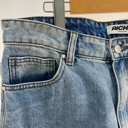 【中古品】【メンズ】 AICHE デニムパンツ 158-260304-WA-08-iwa サイズ：XL カラー：ライトブルー 万代Net店