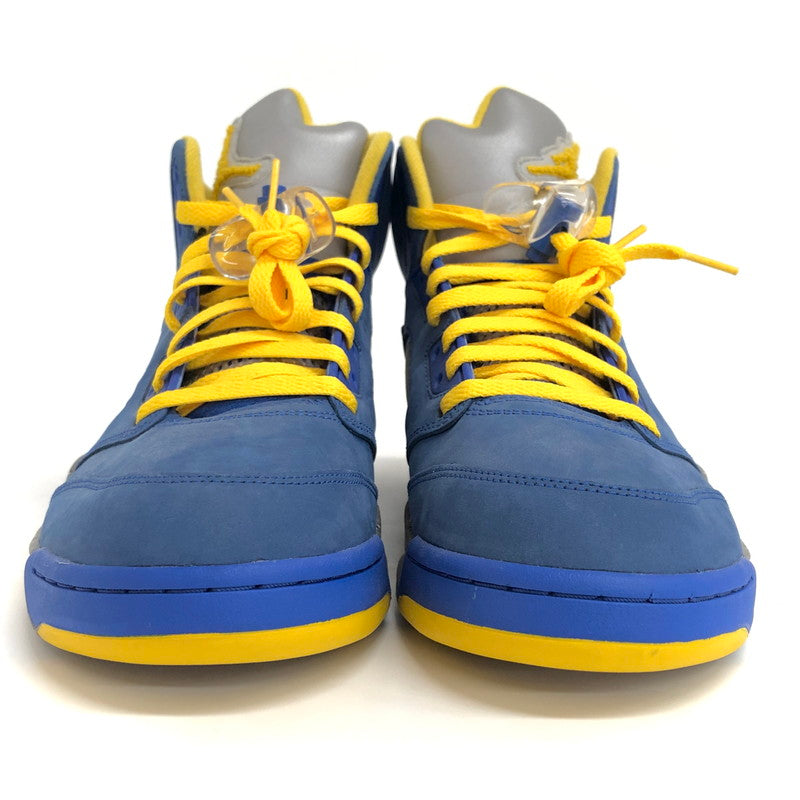 【中古品】【メンズ】 NIKE ナイキ AIR JORDAN 5 LANEY JSP CD2720-400 エアジョーダン レイニー スニーカー シューズ 靴 160-250226-rs-01-fur サイズ：28.0cm US 10 カラー：ブルー/イエロー 万代Net店