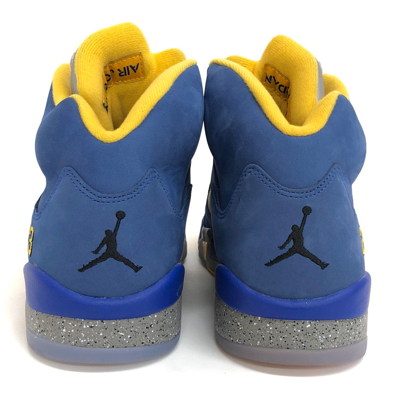 【中古品】【メンズ】 NIKE ナイキ AIR JORDAN 5 LANEY JSP CD2720-400 エアジョーダン レイニー スニーカー シューズ 靴 160-250226-rs-01-fur サイズ：28.0cm US 10 カラー：ブルー/イエロー 万代Net店