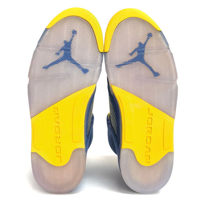 【中古品】【メンズ】 NIKE ナイキ AIR JORDAN 5 LANEY JSP CD2720-400 エアジョーダン レイニー スニーカー シューズ 靴 160-250226-rs-01-fur サイズ：28.0cm US 10 カラー：ブルー/イエロー 万代Net店