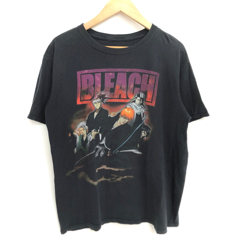 【現状渡し品】【メンズ】 BLEACH ブリーチ S/S TEE キャラクター プリント Tシャツ 半袖 古着 ヴィンテージ 146-260608-rs-02-fur サイズ：L カラー：ブラック 万代Net店