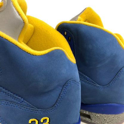 【中古品】【メンズ】 NIKE ナイキ AIR JORDAN 5 LANEY JSP CD2720-400 エアジョーダン レイニー スニーカー シューズ 靴 160-250226-rs-01-fur サイズ：28.0cm US 10 カラー：ブルー/イエロー 万代Net店