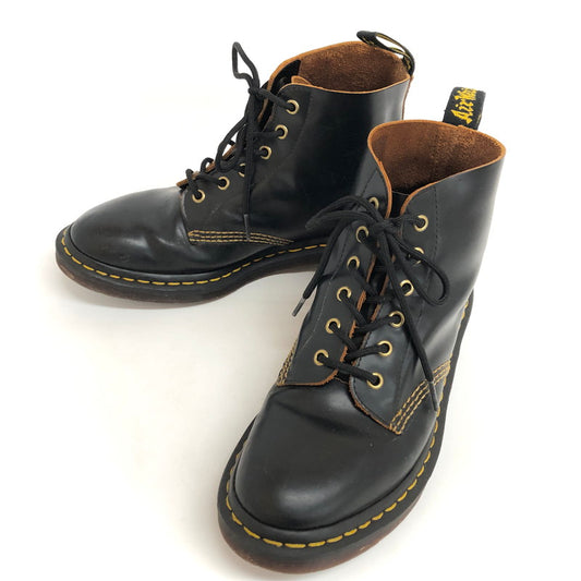 【現状渡し品】【メンズ】 Dr.Martens ドクターマーチン 101 ARC 6ホール ブーツ シューズ 靴 164-250226-rs-03-fur サイズ：UK 7  カラー：ブラック 万代Net店