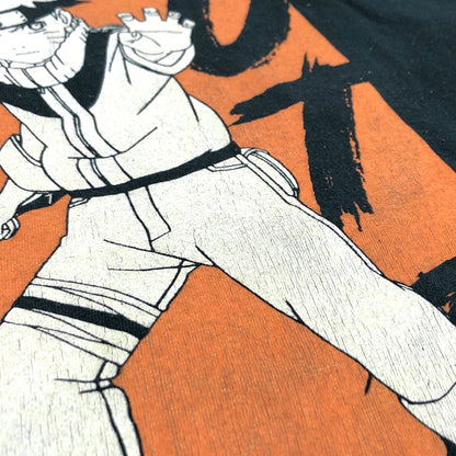 【現状渡し品】【メンズ】 NARUTO SHIPPUDEN -ナルト- 疾風伝 S/S TEE キャラクター プリント Tシャツ 半袖 古着 ヴィンテージ 146-260608-rs-03-fur サイズ：表記なし カラー：ブラック 万代Net店
