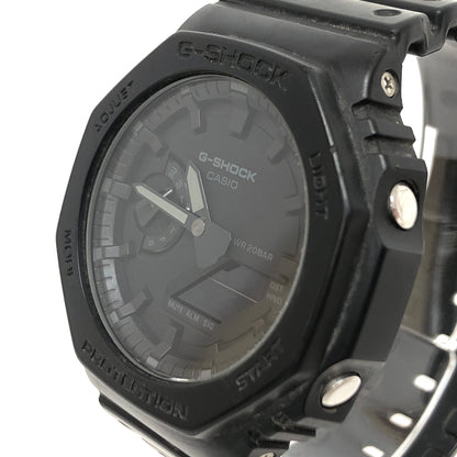【現状渡し品】【メンズ】 CASIO G-SHOCK ジーショック 2100SERIES GA-2100-1A1JF 腕時計 アナログ デジタル ウォッチ アクセサリー 196-260608-rs-04-fur カラー：ブラック 万代Net店