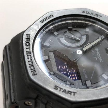 【現状渡し品】【メンズ】 CASIO G-SHOCK ジーショック 2100SERIES GA-2100-1A1JF 腕時計 アナログ デジタル ウォッチ アクセサリー 196-260608-rs-04-fur カラー：ブラック 万代Net店
