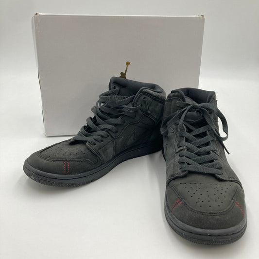 【中古品】【メンズ】 NIKE ナイキ FD8634-001/AIR JORDAN １ MID SE CRAFT 靴 スニーカー 160-250216-NS-2-iwa サイズ：26 カラー：ダークスモークグレー レッド ブラック 万代Net店