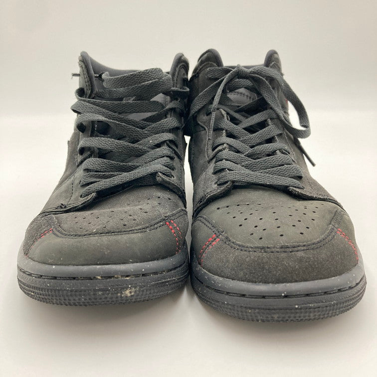 【中古品】【メンズ】 NIKE ナイキ FD8634-001/AIR JORDAN １ MID SE CRAFT 靴 スニーカー 160-250216-NS-2-iwa サイズ：26 カラー：ダークスモークグレー レッド ブラック 万代Net店