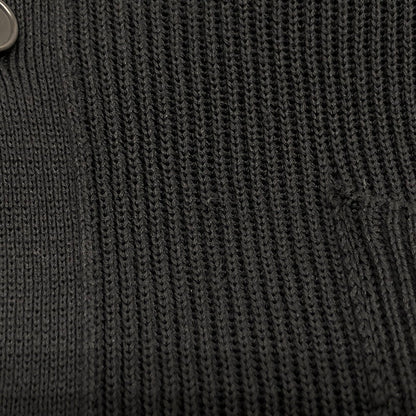 【現状渡し品】【メンズ】 YOKE ヨーク RIB KNITTED SHIRT YK24SS0699S ニットシャツ 半袖 トップス 140-251006-rs-01-fur サイズ：2 カラー：ブラック 万代Net店