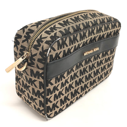 【現状渡し品】【レディース】 MICHAEL KORS マイケルコース MK SIGNATURE SHOULDER BAG 35F1GY9C3J ショルダーバッグ 鞄 188-260608-rs-06-fur カラー：ブラック/ベージュ系 万代Net店